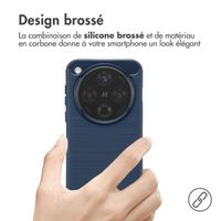 imoshion Coque Brushed Oppo Find X8 - Bleu foncé