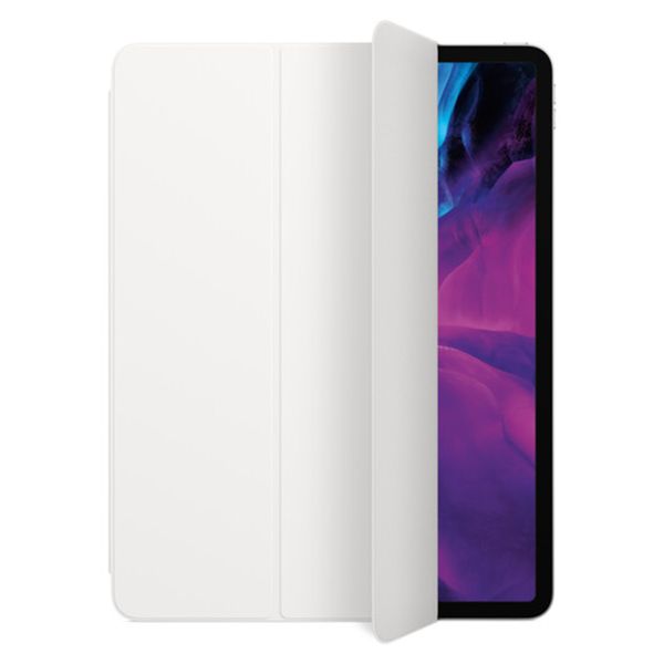 Apple Smart Folio iPad Air 13 pouces (2024) M2 / iPad Pro 12.9 (2020/2021/2022) - Blanc