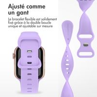 imoshion Bracelet en silicone⁺ Apple Watch Series 1 á 10 / SE / Ultra (2) (44/45/46/49 mm) - Lilas - Taille M/L