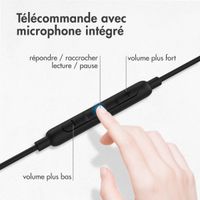 imoshion ﻿Ecouteurs Intra-auriculaires - Ecouteurs filaires - Avec connexion USB-C - Noir