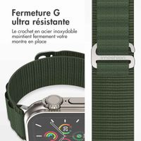 imoshion Bracelet en nylon Alpine Apple Watch Series 1 á 9 / SE (38/40/41 mm) | Series 10 (42 mm) - Vert