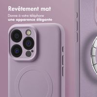 imoshion Coque Couleur avec MagSafe iPhone 15 Pro Max - Violet