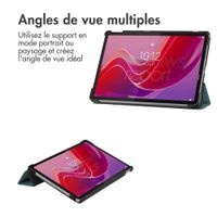 imoshion Coque tablette Trifold Lenovo Tab M11 - Vert foncé