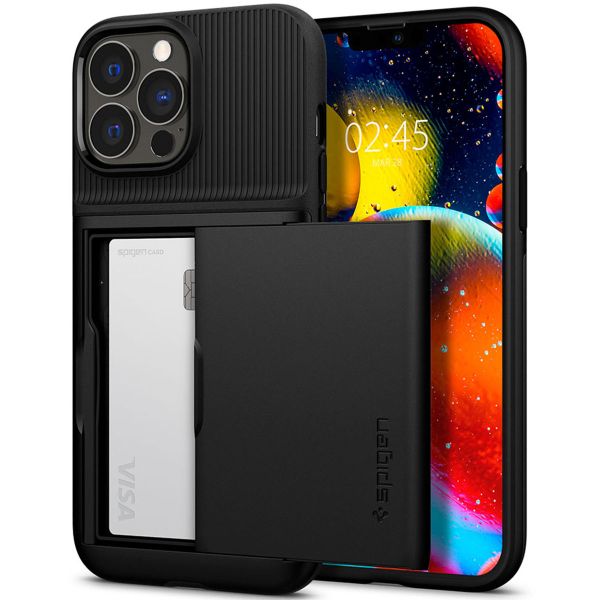 Spigen Coque Slim Armor CS iPhone 13 Pro - Noir