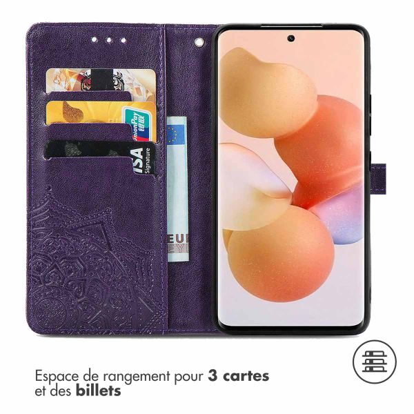 imoshion Etui de téléphone portefeuille Mandala Xiaomi 12T (Pro) - Violet