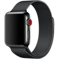 WiWu Bracelet milanais Apple Watch Series 1 á 9 / SE (38/40/41 mm) | Series 10 (42 mm) - Noir