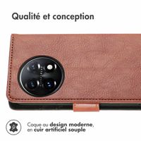 imoshion Étui de télephone portefeuille OnePlus 11 - Marron