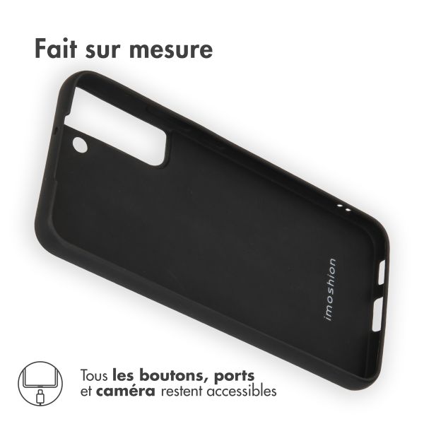 imoshion Coque Couleur Samsung Galaxy S22 Plus - Noir