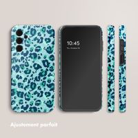 Selencia Coque arrière Vivid Tough Samsung Galaxy A15 - Wild Spots Light Blue