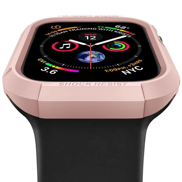 Spigen Coque Rugged Armor™ pour l'Apple Watch Series 4-6 / SE - 40 mm - Rose