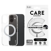 CARE by PanzerGlass Coque Kickstand MagSafe Apple iPhone 16 - Silver
