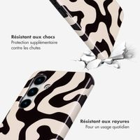 Selencia Coque arrière Vivid Samsung Galaxy S25 Plus - Art Wave Black