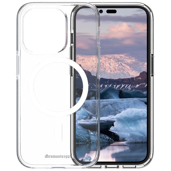 dbramante1928 ﻿Coque arrière Iceland Pro avec MagSafe iPhone 14 Pro - Transparent