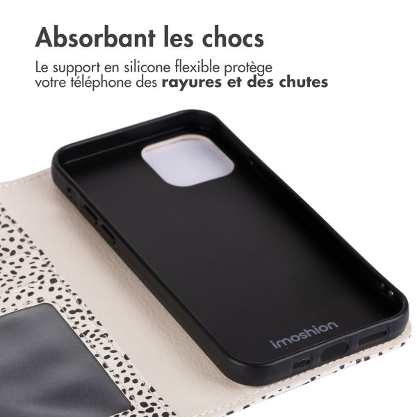 imoshion Étui de téléphone portefeuille Design iPhone 15 - Desert Dots