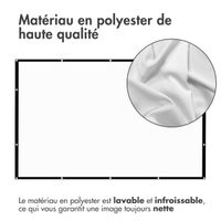 imoshion Toile de projection Beamer - 60 pouces - Blanc