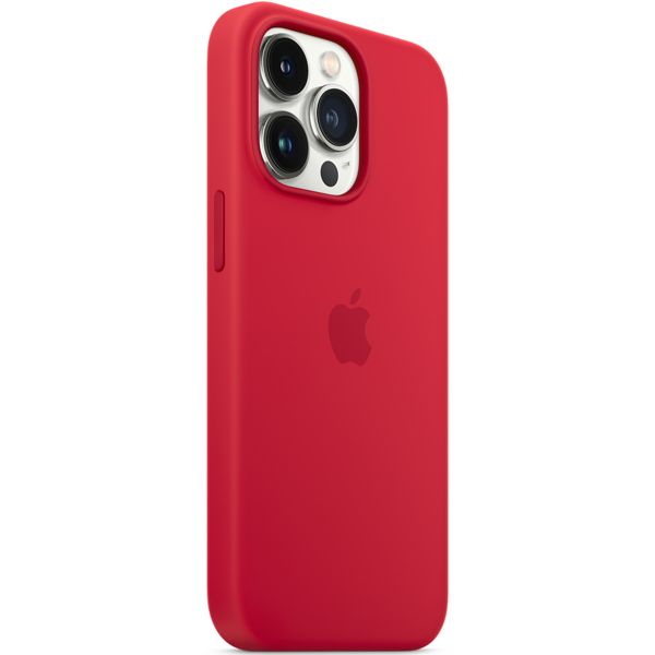 Apple Coque en silicone MagSafe Apple iPhone 13 Pro - Rouge