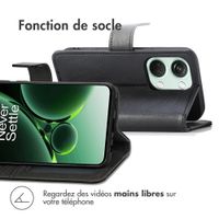 imoshion Étui de téléphone portefeuille Luxe OnePlus Nord 3 - Noir