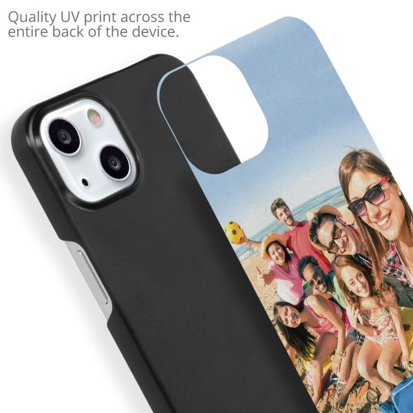 Concevez votre propre housse en coque rigide iPhone 13 - Noir