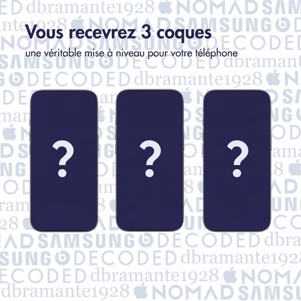Mystery Box 3 | Trois coques Apple d'origine Apple iPhone 17 - Neutre et Premium