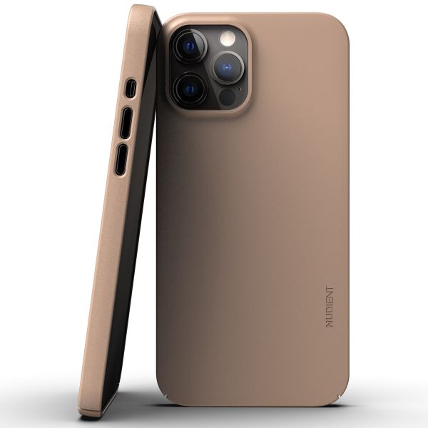 Nudient Coque Thin iPhone 12 Pro Max - Clay Beige