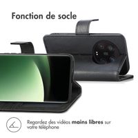 imoshion Étui de télephone portefeuille Xiaomi 13 Ultra - Noir
