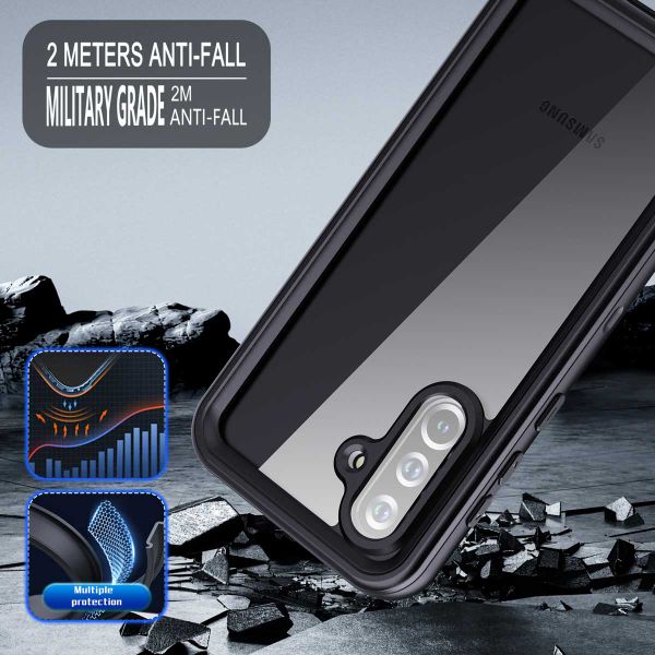 Redpepper Coque imperméable Dot Plus Samsung Galaxy A56 - Noir