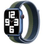 Apple Sport Loop bracelet Apple Watch Series 1 á 9 / SE (38/40/41 mm) | Series 10 (42 mm) - Abyss Blue/Moss Green