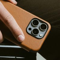 Nomad Étui de télephone portefeuille Modern Leather Folio Apple iPhone 16 Pro Max - English Tan