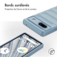 imoshion Coque arrière EasyGrip Google Pixel 7a - Bleu clair