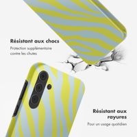 Selencia Coque arrière Vivid Samsung Galaxy A55 - Zebra Winter Sky Titanium Yellow