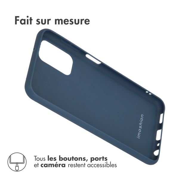 imoshion Coque Couleur Samsung Galaxy A13 (4G) - Bleu foncé