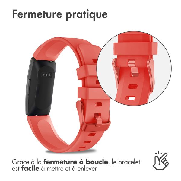 imoshion Bracelet en silicone Fitbit Ace 2 - Rouge