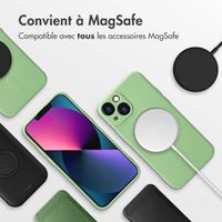 imoshion Coque Couleur avec MagSafe iPhone 13 Mini - Vert