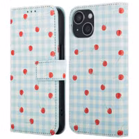 imoshion Étui de télephone portefeuille Design Apple iPhone 13 - Cherry Check