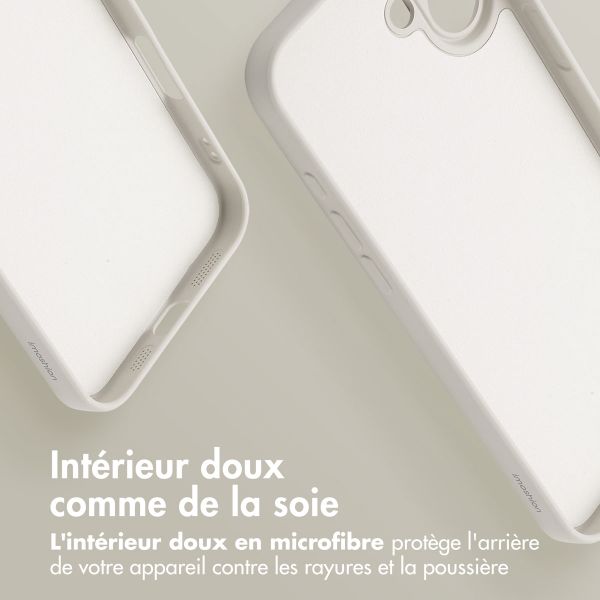 imoshion Coque Couleur avec MagSafe iPhone 16 - Beige