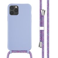 imoshion ﻿Coque en silicone avec cordon Apple iPhone 11 Pro - Violet