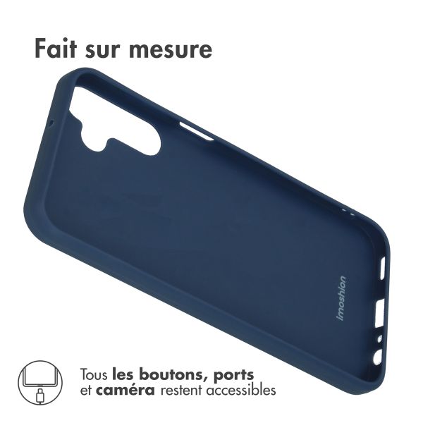 imoshion Coque Couleur Samsung Galaxy A15 (5G/4G) - Bleu foncé