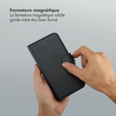 Selencia Étui portefeuille amovible Olyn avec MagSafe Samsung Galaxy A35 / A55 - Noir