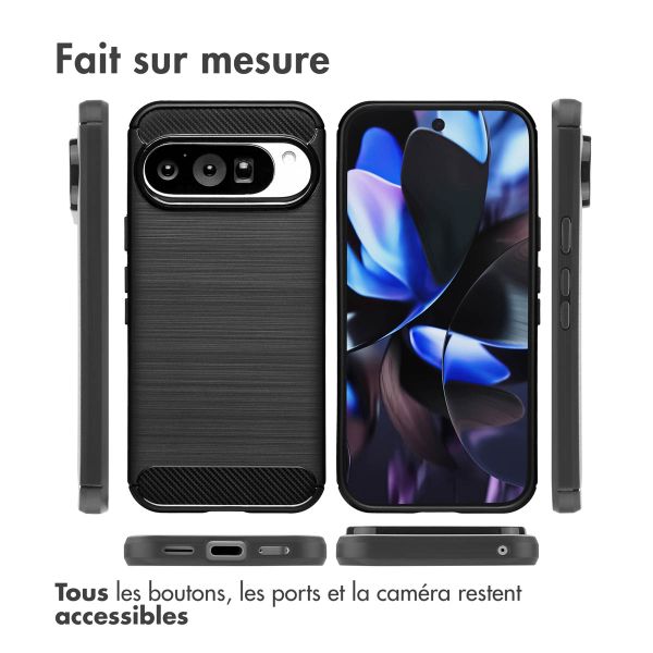 imoshion Coque Brushed Google Pixel 10 Pro - Noir