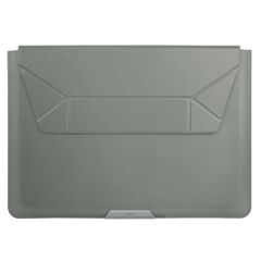 Uniq Pochette ordinateur 14 pouces Oslo - Housse ordinateur avec support pliable - Lichen Green