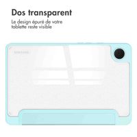 imoshion Coque tablette rigide Trifold iPad Samsung Galaxy Tab A9 8.7 pouces - Bleu clair