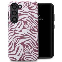 Selencia Coque arrière Vivid Samsung Galaxy S23 - Trippy Swirl Dark Rose