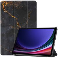 imoshion Coque tablette Design Trifold Samsung Galaxy Tab S9 11.0 pouces - Black Marble