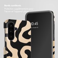 Selencia Coque arrière Vivid Samsung Galaxy A57 (5G) - Art Wave Black
