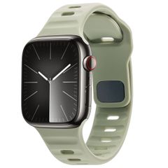 imoshion Bracelet en silicone Active Sport Apple Watch Series 1-10 / SE / Ultra (2) (44/45/46/49 mm) - Vert Pacifique