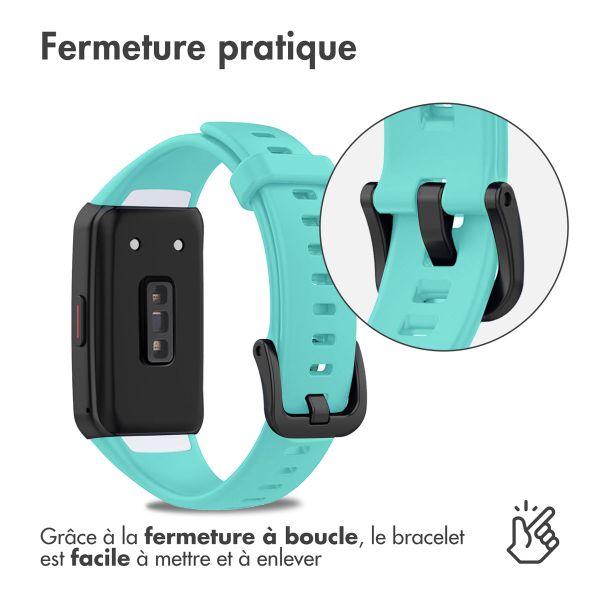 imoshion Bracelet en silicone Huawei Band 6 / Honor Band 6 - Turquoise