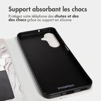 imoshion Étui de télephone portefeuille Design Samsung Galaxy A17 (5G) / (4G) - Sandy Marble