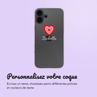 Coque avec votre propre photo et/ou texte Apple iPhone 16 - Hartje