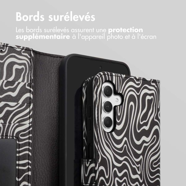 imoshion Étui de télephone portefeuille Design Samsung Galaxy A54 (5G) - Black And White