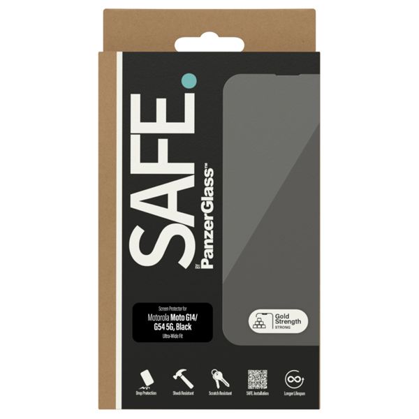 SAFE by PanzerGlass Protection d'écran Ultra-Wide Fit Motorola Moto G14